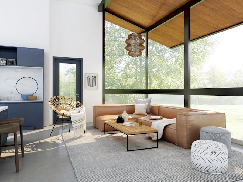 Whole home renovation living space